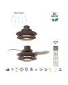 ACONCAGUA * PLAFÓN/VENTILADOR LED - CAFE